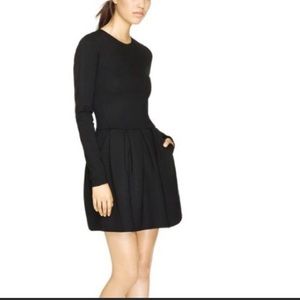 Aritzia Tulula Taratine Fit and Flare Dress Black Size 8